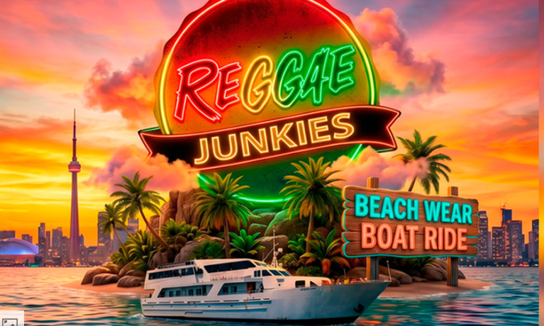 REGGAE JUNKIES BEACH WEAR BOAT RIDE 